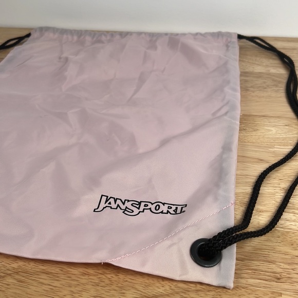 Jansport light pink drawstring backpack - Picture 4 of 11